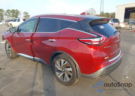 2018 Nissan Murano Platinum from USA, damaged, VIN 5N1AZ2MGXJN200767